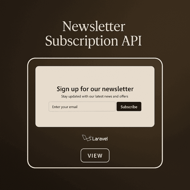 Newsletter Subscription API